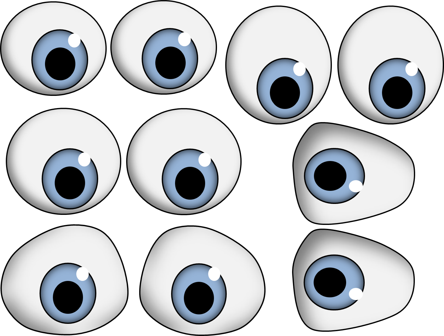 Eyes Cartoon Eye Clip Art Clipart Image 0 - Clip Art (1461x1104)