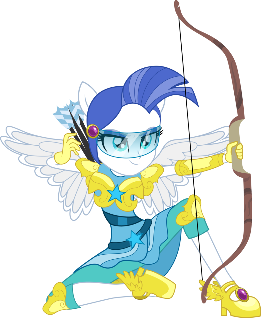 Archery, Arrow, Artist - Mlp Eqg Base Friendship Games (842x1024)
