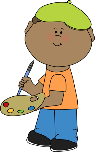 Clipart Fresh Design Clip Art Boy Artist Image Clipart - Boy Painter Clip Art (313x500)
