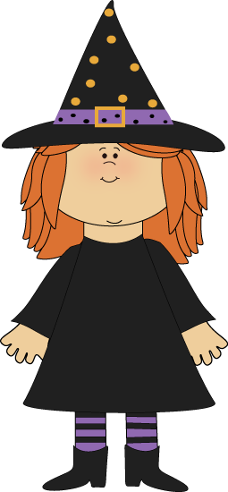 Nonsensical Witch Clipart Halloween Witch Clip Art - Words That Rhyme With Witch (255x550)
