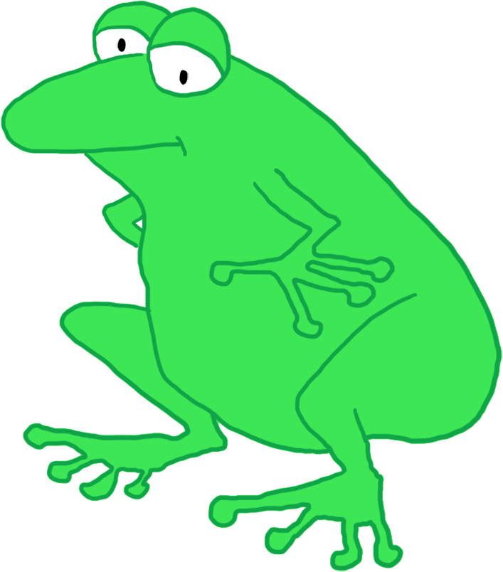 Cartoon Frog Pics - Sitting (826x945)