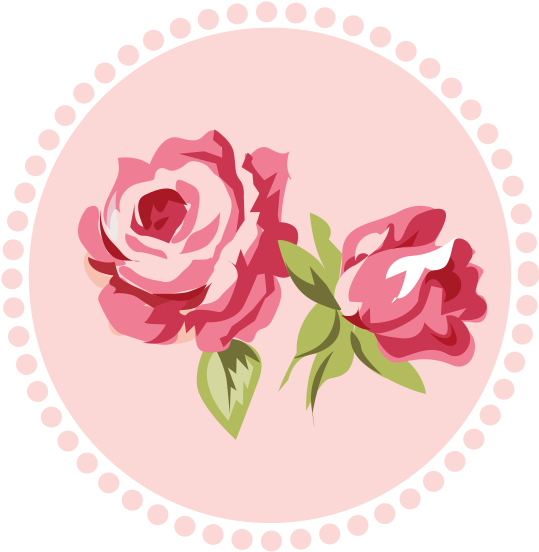 Scrap - Shabby Chic Roses Clip Art (608x604)