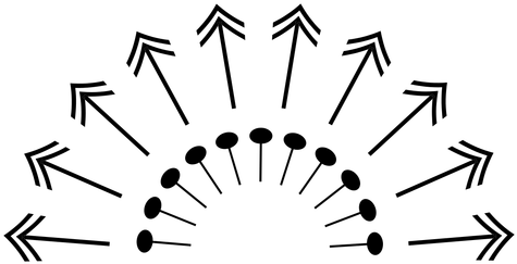 Sunrise Pins And Arrows Icon - Plano De Fundo Setas Png (512x512)