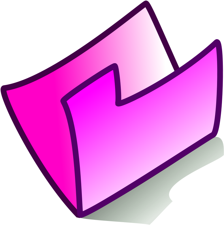 Similar Clip Art - Pink Folder Clipart (800x800)