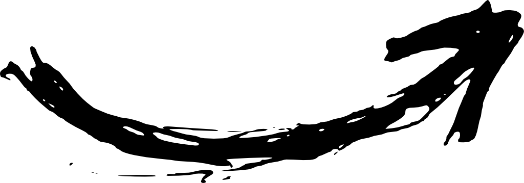 Free Download - Hand Drawn Arrow Png (1024x359)