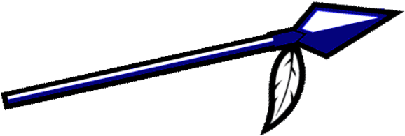 Spear Nhs Blue - Spear Clip Art (600x215)