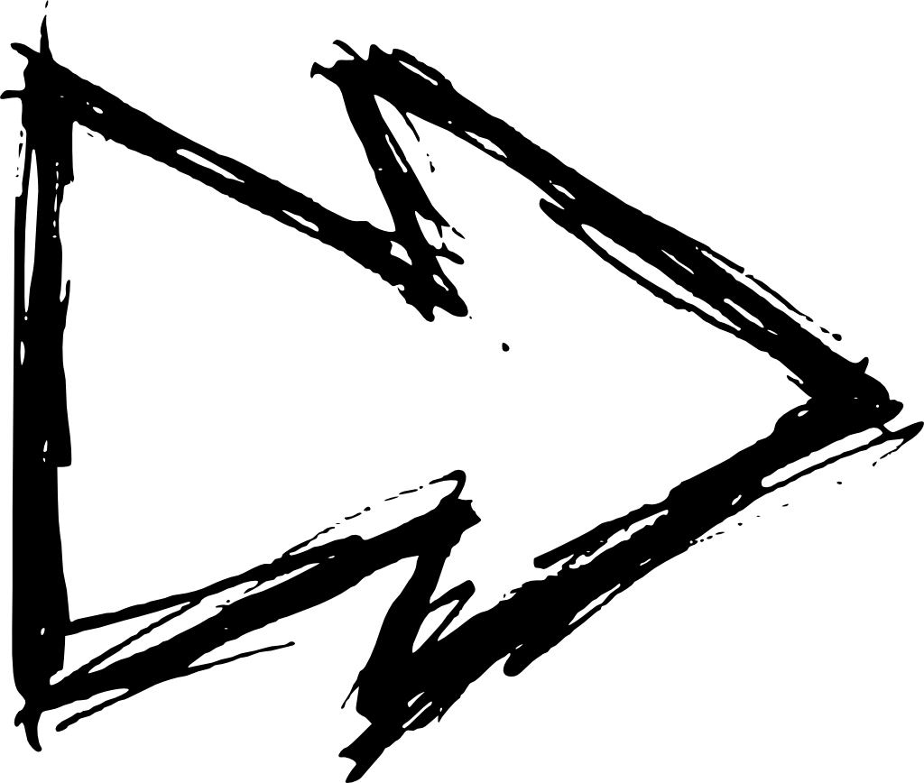 Free Download - Drawn White Arrow Png (1024x868)