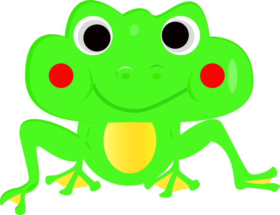 Cartoon Frogs - Frog (939x720)