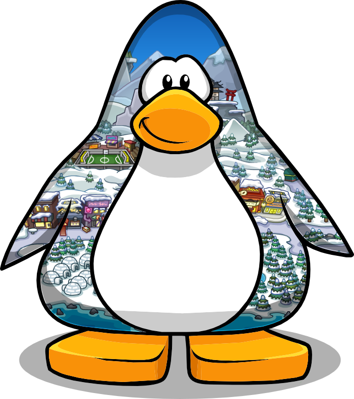 Map Penguin - Club Penguin Fan Art (710x800)