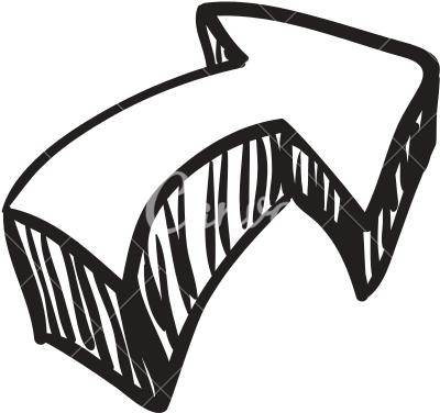 Arrow Clipart Handwritten - Doodle Arrow (550x550)