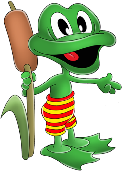 Funny Frog Cartoon Animal Clip Art Images - Png Лягушка Клипарт (600x600)