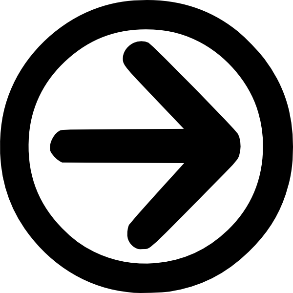 Doodle Arrow Clip Art Black And White - Portrait Of A Man (600x600)