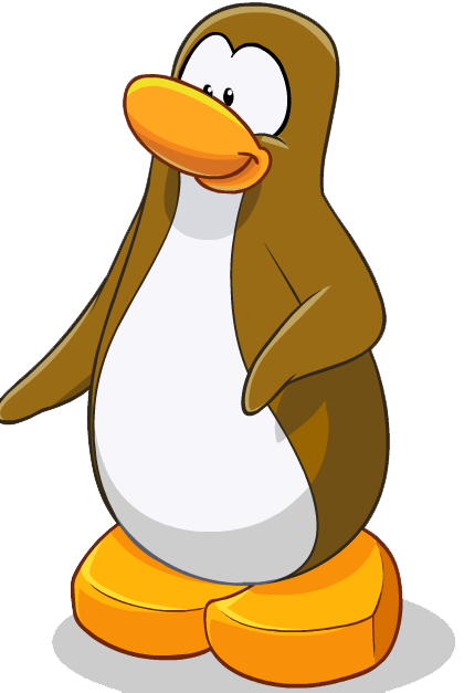 Zowey Custom Cutout - Club Penguin Brown Penguin (420x627)