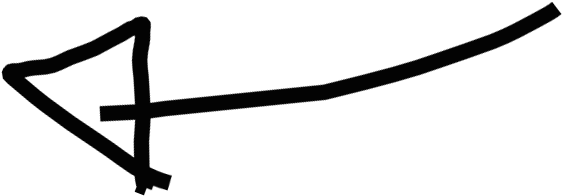 Arrow Hand Drawn Hi - Hand Drawn Arrows Transparent (561x278)