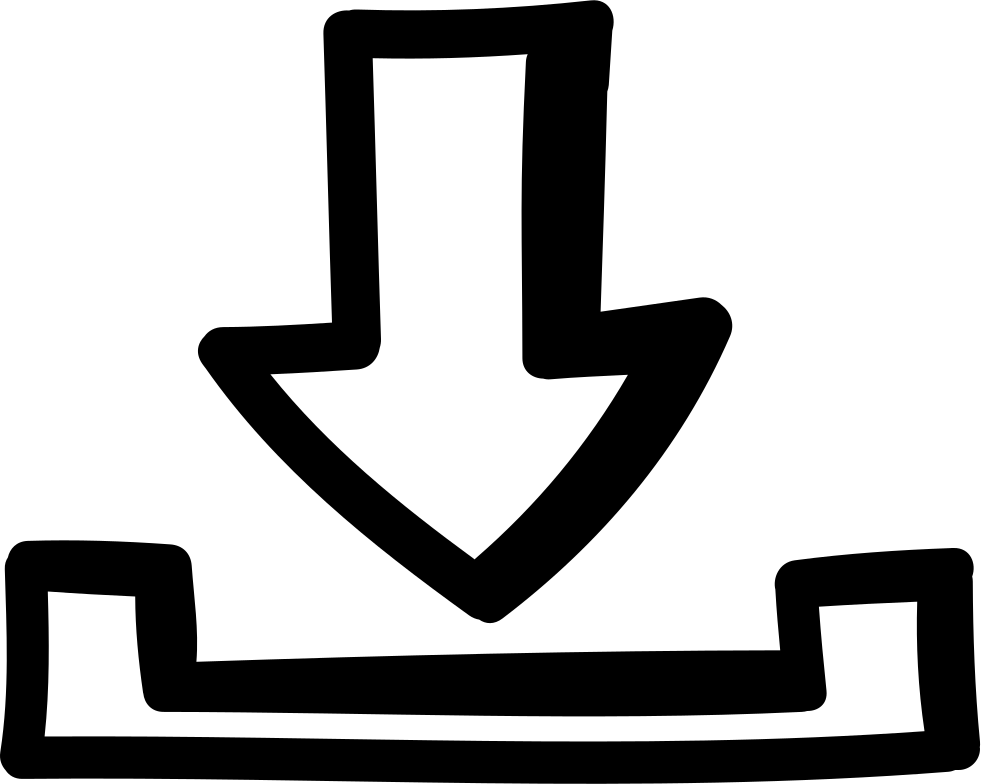 Inbox Hand Drawn Tray Symbol With An Arrow Comments - Heap And Stack Memory (981x784)