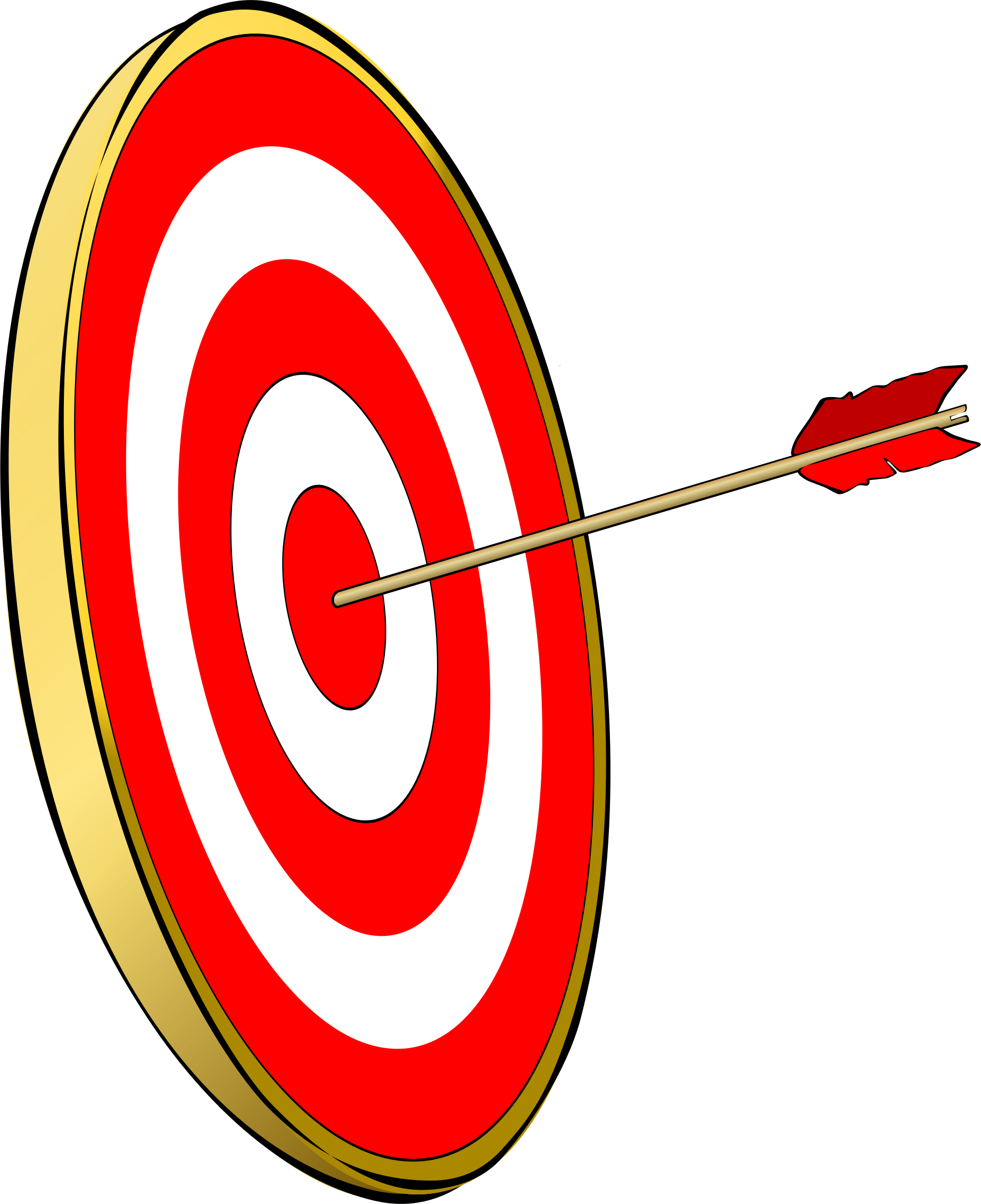 Archery Target Icon Free Images - Aim Clipart (1843x2262)