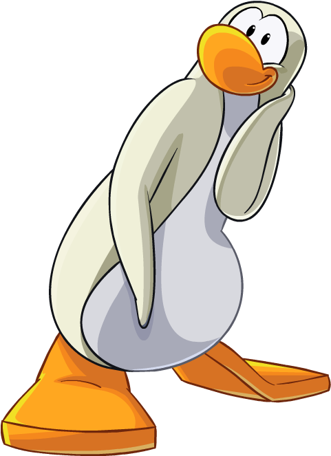 Pingouins Blancs Pingouins Blancs - Club Penguin Cut Out (494x662)