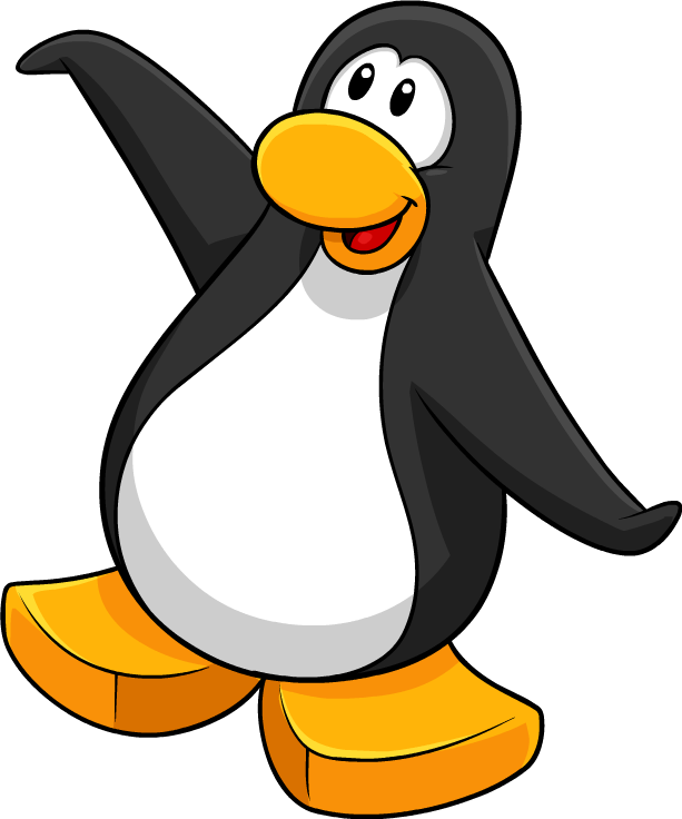 Penguin1447 - Club Penguin Penguin Cutouts (613x736)