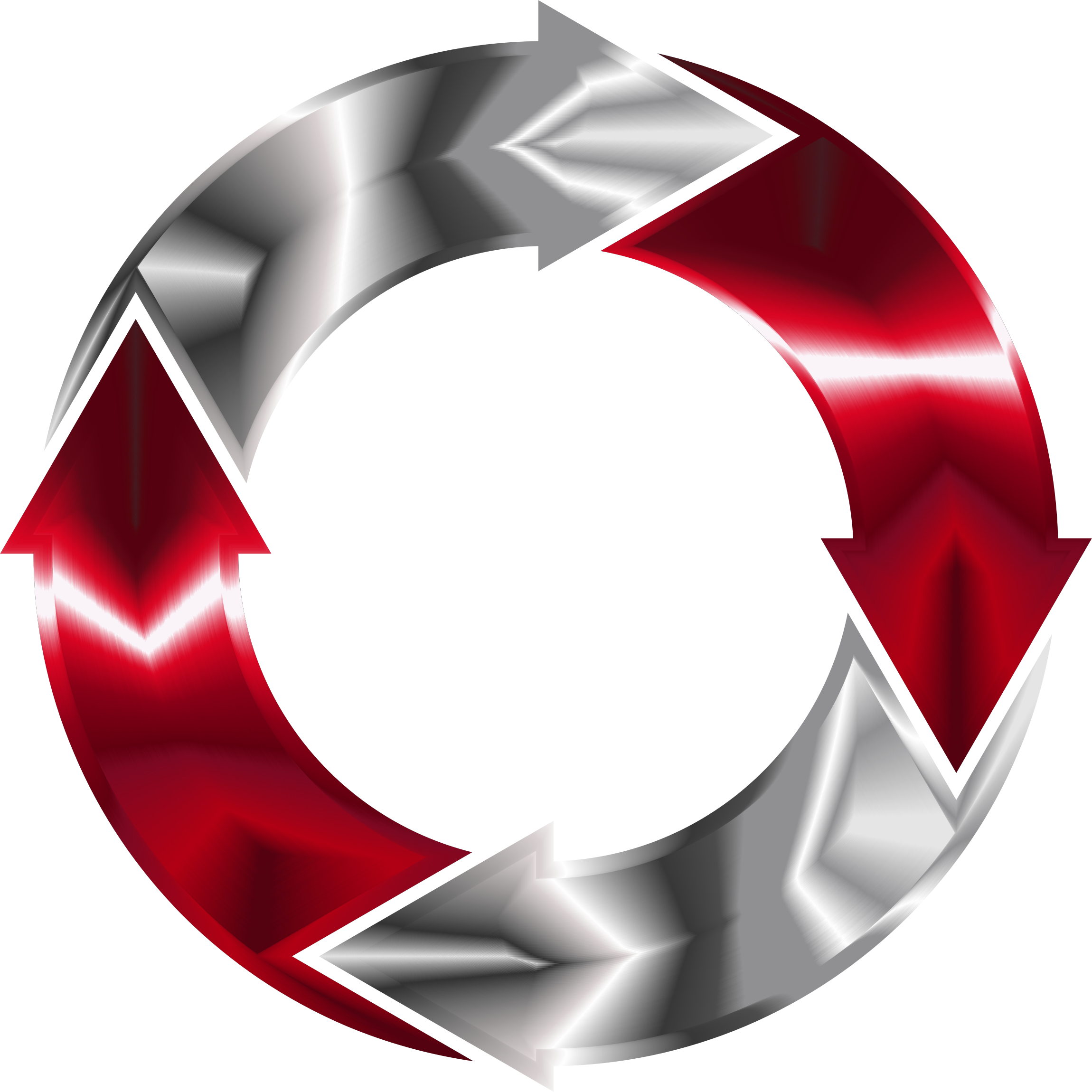 Big Image - Red Circular Arrows (2300x2300)
