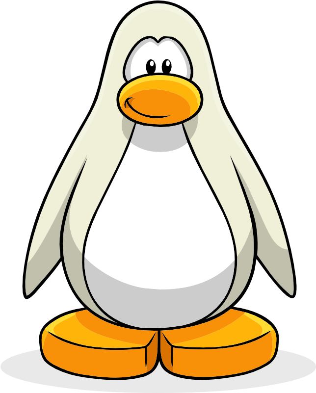 Custom Made White Penguin - Penguin From Club Penguin (730x800)