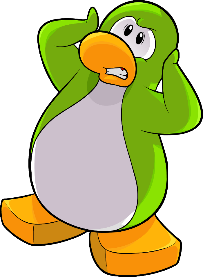 New Penguin Designs - Club Penguin Green Penguin (700x953)