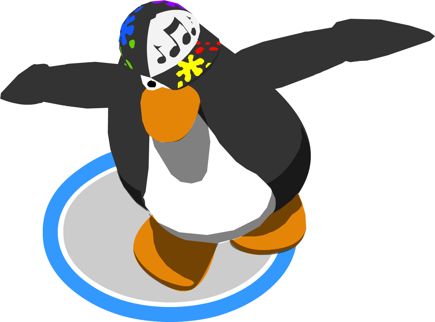 A 'classic' Reinstalment Of The Excessively Popular - Club Penguin Dance (1394x1031)