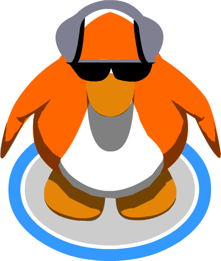 Dj Penguin In-game - Club Penguin Penguin In Game (445x526)