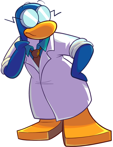 Image Found From The Cp Wiki - Club Penguin Gary The Gadget Guy (369x480)