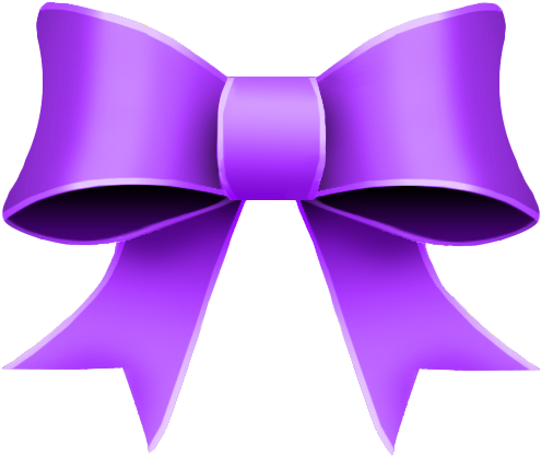 Violet Ribbon Clipart (512x512)