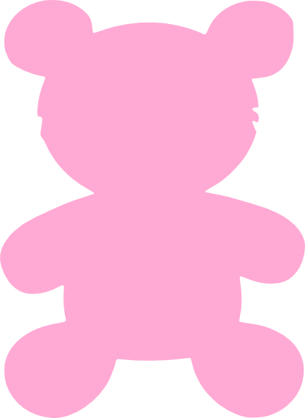 Cartoon Bear Purple Bow Tie Download Cartoon Bear Purple - Pink Baby Bottle Clip Art (432x592)