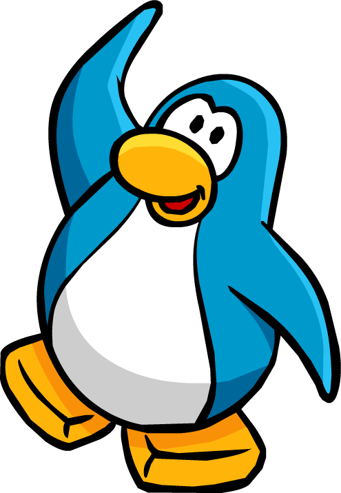 Light Blue Penguin Nc9 - Blue Penguin Club Penguin (495x716)