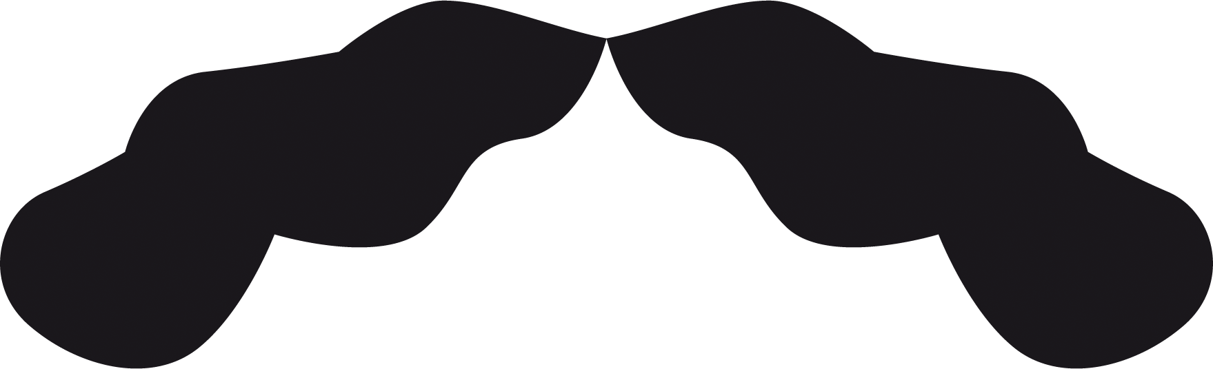 01 - - Open Hands Silhouette Png (1759x536)