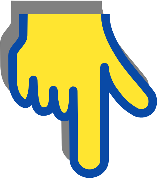 Finger Pointing Down Clip Art U79odh Clipart - Pointing Finger Animated Gif (516x597)