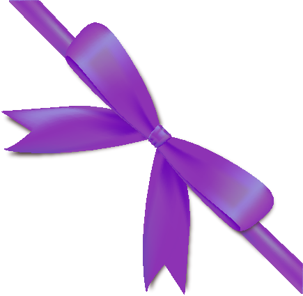 Nice Purple Bow Clipart Purple Bow Ribbon Icon2 Vector - Png Ribbon (435x425)