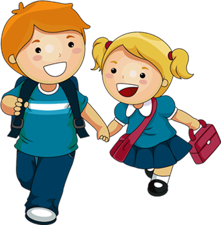 Rizvi Cbse - Student Go To School (500x490)