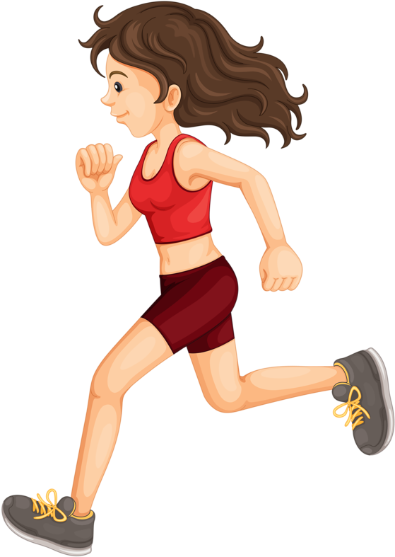 Яндекс - Фотки - Girl Exercising Clipart (734x1024)