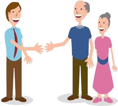 Flats, House, Rooms For Boys ,girls, Students And Working - Greeting People Clipart (400x400)