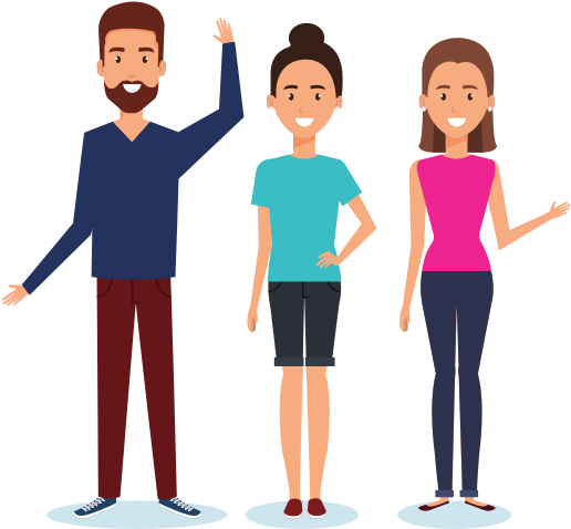 Group Of People Avatars Characters - Character (550x550)