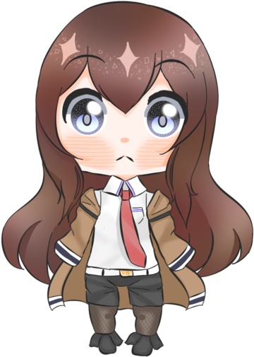Anime - Chibi Kurisu - Steins Gate Unisex T-shirts (400x551)