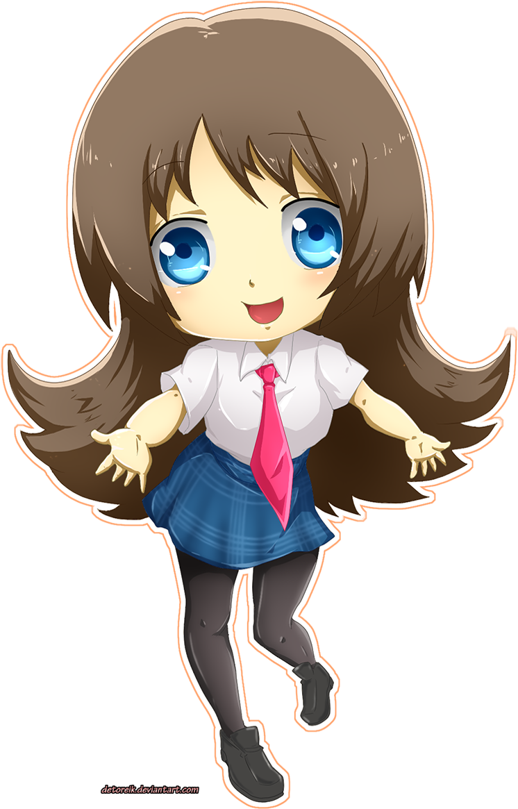 Chibi Aurelia Drawn By Diana - Student Anime Chibi Girl (813x1200)