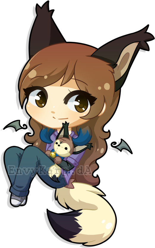 Chibi Fox By Envykarp - Cute Chibi Fox Girl (600x860)