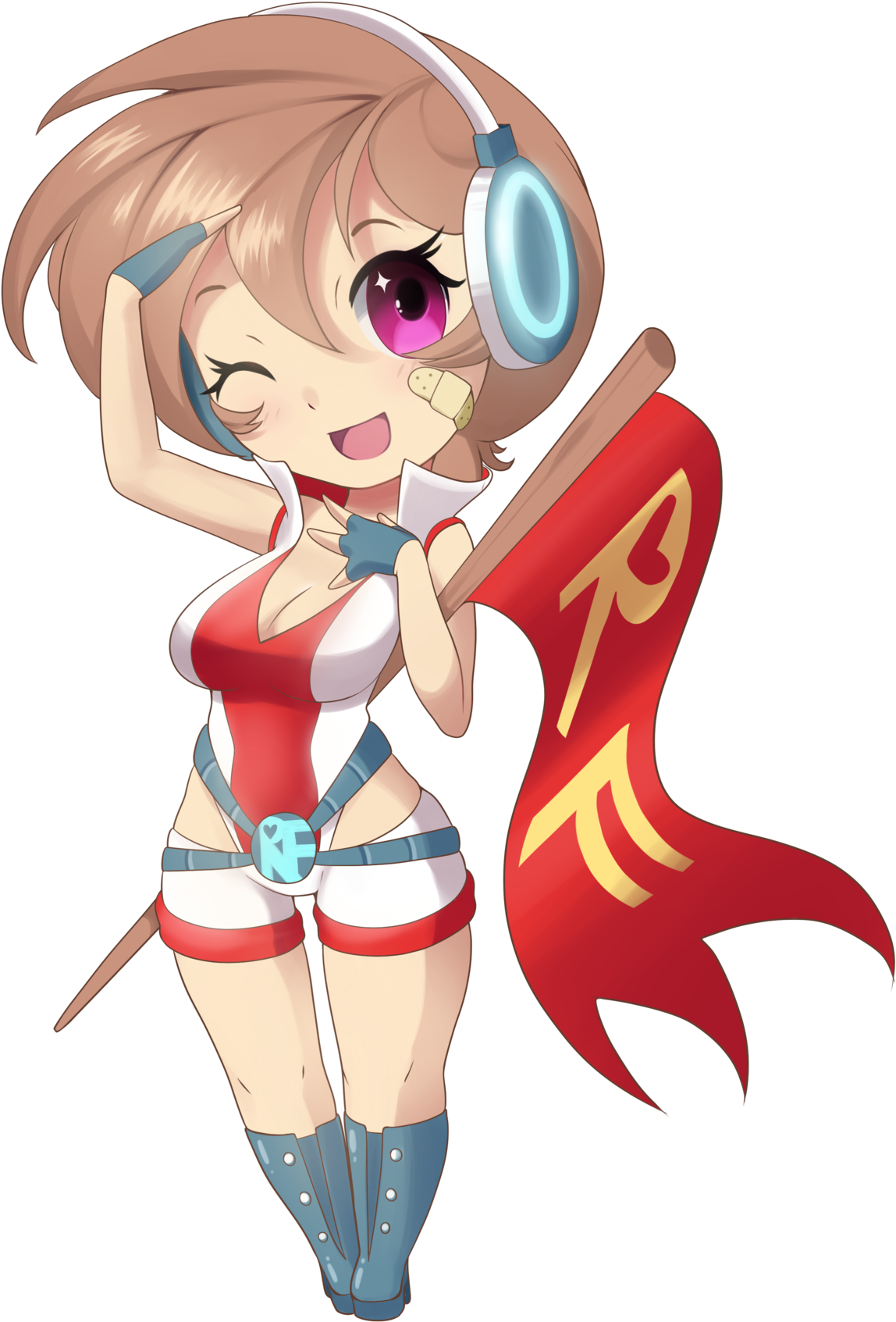 Rescue Girl Chibi By Solgryn - Admiral Bahroo Rescue Girl (1280x1782)