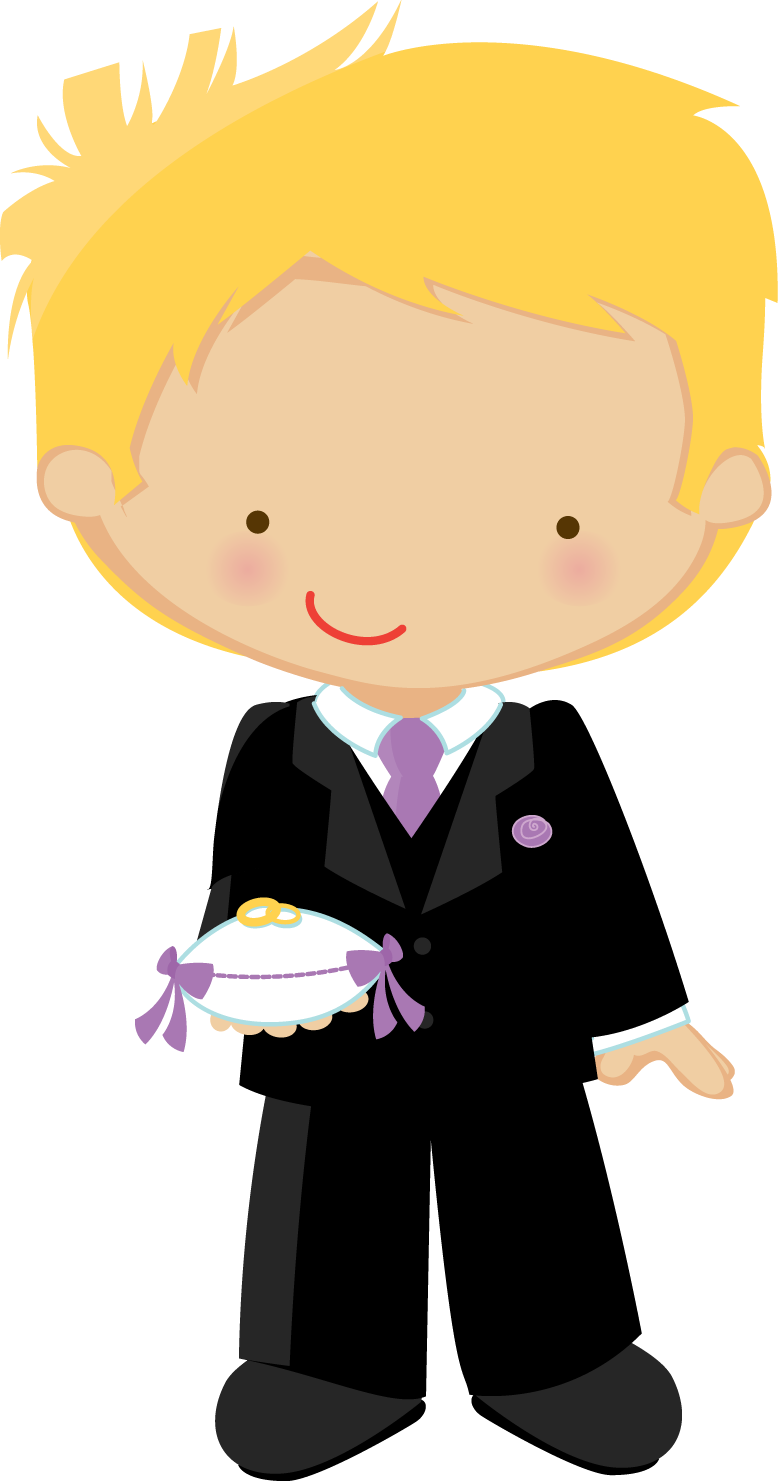 Flower Girl And Ring Bearer Clipart Oh My Fiesta Wedding - Desenho Daminha Png (778x1481)