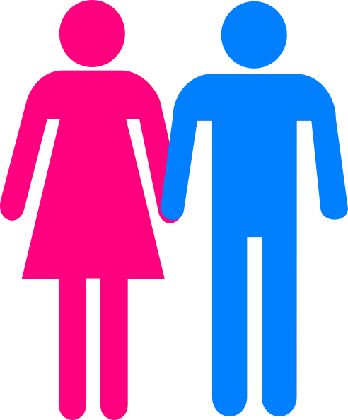 Boy And Girl Symbol Holding Hands (492x594)