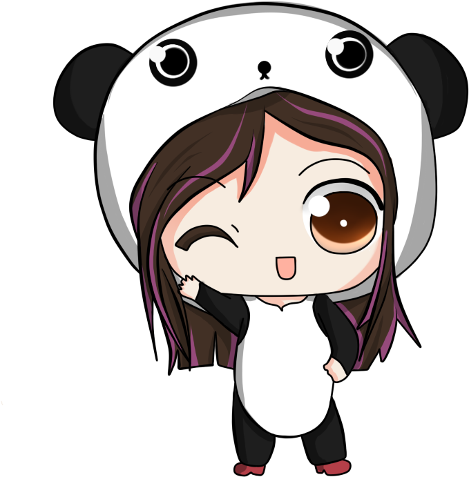Panda Dibujo Tierno - Kawaii Panda (800x800)