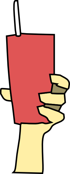 Hand Holding A Drink (240x593)