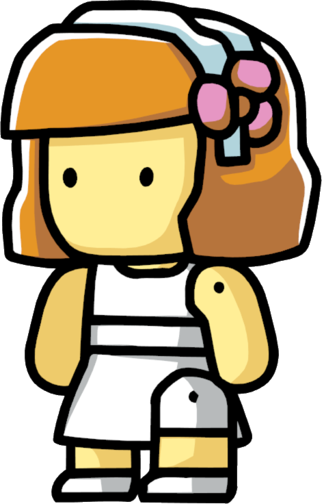 Female Baker Clipart Download - Scribblenauts Flower (471x736)