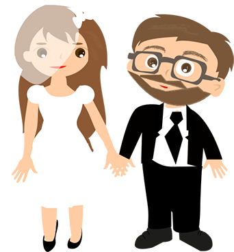 Wedding Picturesbridesmaid Dressesflower Girlsbridalpeace - Cartoon (390x413)