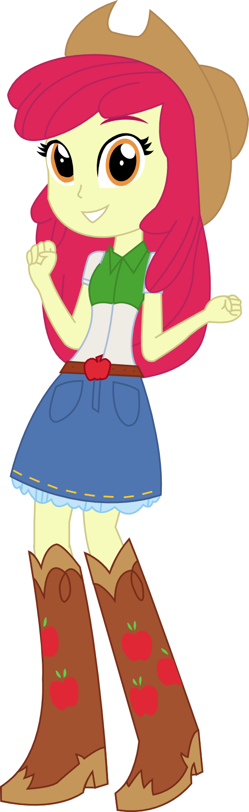 Sketchmcreations Equestria Girls Apple Bloom By Sketchmcreations - My Little Pony Apple Bloom Equestria Girls (500x1632)