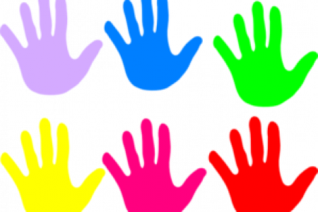 Preschool Helping Hands Clip Art - Hand Clip Art (450x300)